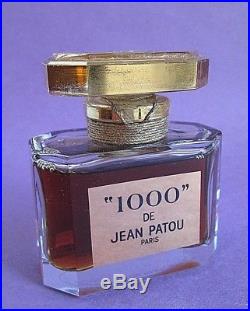 1000 by Jean Patou Paris 1972 Vintage Pure Perfume 1 oz Sealed Bottle VERY RARE
