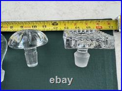 13 Beautiful Vintage Glass Bottle or Perfume Stoppers Buy all or Individually