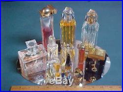 13 Vintage Bottles Perfume Lot Ysatis / Organza / Gucci / Miss Dior & More