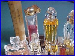 13 Vintage Bottles Perfume Lot Ysatis / Organza / Gucci / Miss Dior & More
