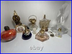13 Vintage Perfume Bottles And Container