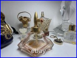 13 Vintage Perfume Bottles And Container