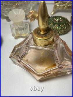 13 Vintage Perfume Bottles And Container