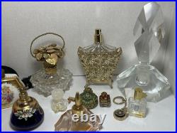 13 Vintage Perfume Bottles And Container