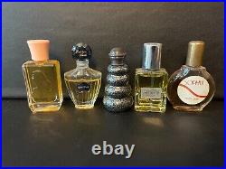 14 Vtg Full Miniature Perfume Bottles & 2 Bottles 90% Full Passion Animale