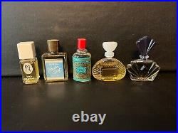 14 Vtg Full Miniature Perfume Bottles & 2 Bottles 90% Full Passion Animale