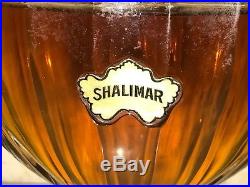 1920s SHALIMAR GUERLAIN ANTIQUE BACCARAT CRYSTAL VINTAGE GLASS PERFUME BOTTLE VR