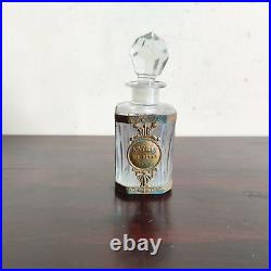 1920s Vintage Baccarat Astris LT Piver Paris Perfume Glass Bottle Rare France