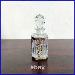 1920s Vintage Baccarat Astris LT Piver Paris Perfume Glass Bottle Rare France