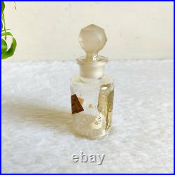 1920s Vintage Georg Dralle Perfume Glass Bottle Hamburg Germany Decorative Rare