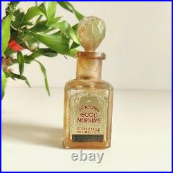 1920s Vintage Good Morning Perfume Bottle Georg Dralle Hamburg Germany Old Rare