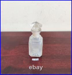 1920s Vintage Old Clear Perfume Glass Bottle Decorative Collectible Props G623