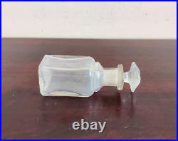 1920s Vintage Old Clear Perfume Glass Bottle Decorative Collectible Props G623