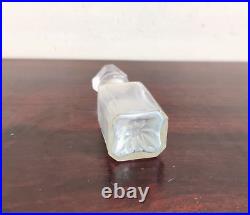 1920s Vintage Old Clear Perfume Glass Bottle Decorative Collectible Props G623