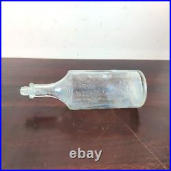 1930 Vintage Old Ed Pinaud Clear Glass Perfume Bottle Rare Decorative Props G649