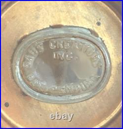 1930s Real Antique Parfum Perfume Bottle in Glass Dome BAB'S CREATIONS INC VTG