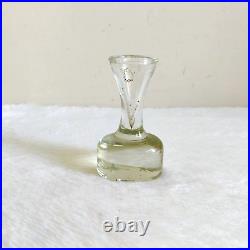 1930s Vintage Attar Glass Bottle Thick Decorative Collectible Rare