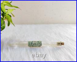 1930s Vintage Double Eau Decologne Royale Perfume Glass Bottle Wooden Paris G544