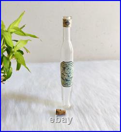 1930s Vintage Double Eau Decologne Royale Perfume Glass Bottle Wooden Paris G544