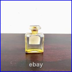 1930s Vintage N. 22 Chanel Perfume Clear Glass Bottle Paris Decorative G99