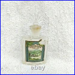1930s Vintage Papandajan Georg Dralle Hamburg Perfume Bottle Germany Rare Bottle