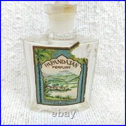 1930s Vintage Papandajan Georg Dralle Hamburg Perfume Bottle Germany Rare Bottle