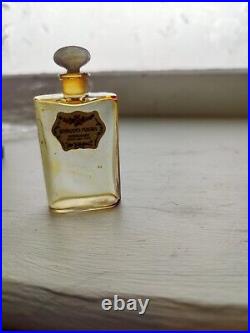 1930s Vintage Quelques Fleurs Perfume Glass Bottle France Rare Collectible Old