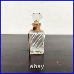 1930s Vintage Roger & Gallet Perfume Glass Bottle Rare Decorative Collectible