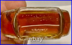 1960's Huge Bottle Vintage Eau De Coeur Joie by Nina Ricci Glass Top OBO