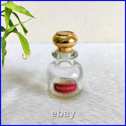 1970s Vintage Trazarra Cologne 4 Fl Oz Perfume Clear Glass Bottle Decorative G60