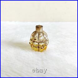 19c Vintage Victorian Clear Glass Perfume Bottle Old Decorative Collectible G891