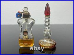2 Vintage Schiaparelli Small Collectible Perfume Bottles