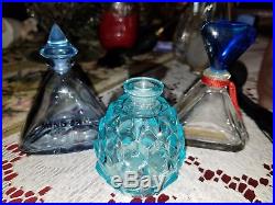 25 Vintageantique Perfume Bottles+7 Pc Vanity Setmultiple Colorsshapessizes
