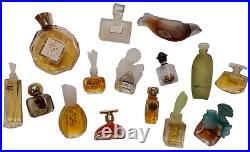 30 Vintage Antique Designer Mini Bottles withPerfume Givenchy Isadora Emeraude