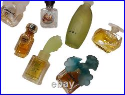 30 Vintage Antique Designer Mini Bottles withPerfume Givenchy Isadora Emeraude