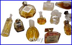 30 Vintage Antique Designer Mini Bottles withPerfume Givenchy Isadora Emeraude