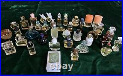 38 Mini Perfume Bottles Lot Vintage Chanel 19, Guerlain, Galimard, Nautica