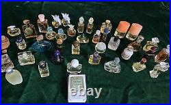 38 Mini Perfume Bottles Lot Vintage Chanel 19, Guerlain, Galimard, Nautica