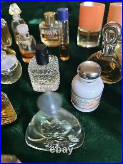 38 Mini Perfume Bottles Lot Vintage Chanel 19, Guerlain, Galimard, Nautica