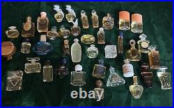 38 Mini Perfume Bottles Lot Vintage Chanel 19, Guerlain, Galimard, Nautica