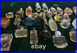 38 Mini Perfume Bottles Lot Vintage Chanel 19, Guerlain, Galimard, Nautica