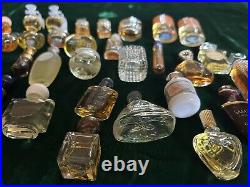 38 Mini Perfume Bottles Lot Vintage Chanel 19, Guerlain, Galimard, Nautica