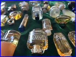 38 Mini Perfume Bottles Lot Vintage Chanel 19, Guerlain, Galimard, Nautica