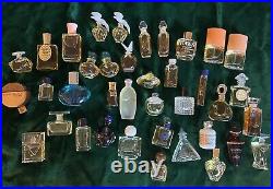 38 Mini Perfume Bottles Lot Vintage Chanel 19, Guerlain, Galimard, Nautica