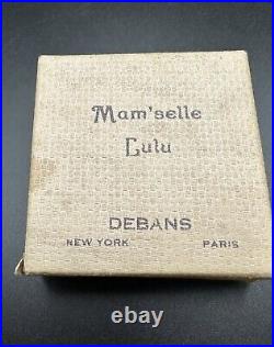 3X Vintage Mam'Selle Lulu by DeBans New York Paris Perfume Bottles Novelty