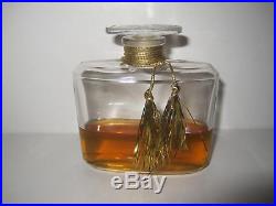4.0 oz 120ml Le Tabac Blond Caron Parfum Antique Vintage Perfume Baccarat Bottle