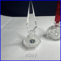 4 Vintage Czech Perfume Bottles