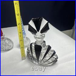 4 Vintage Czech Perfume Bottles