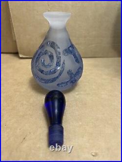 4Rare Vintage MURANO Venetian Art Glass Perfume Bottle with Stopper Mix Bundle Lot