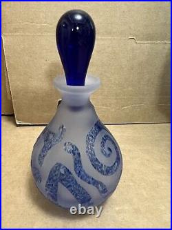 4Rare Vintage MURANO Venetian Art Glass Perfume Bottle with Stopper Mix Bundle Lot